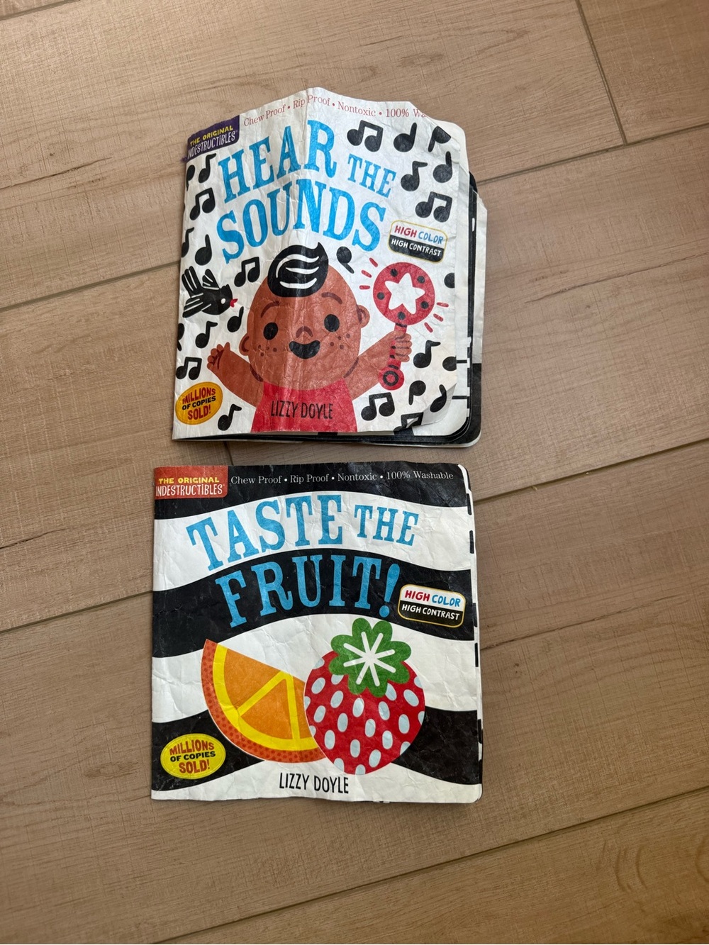 The Original Indestructibles Hear The Sounds & Taste the Fruit books Set